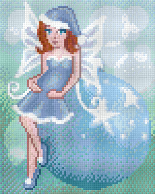 Winter Fairy Four [4] Baseplate PixelHobby Mini-mosaic Art Kit
